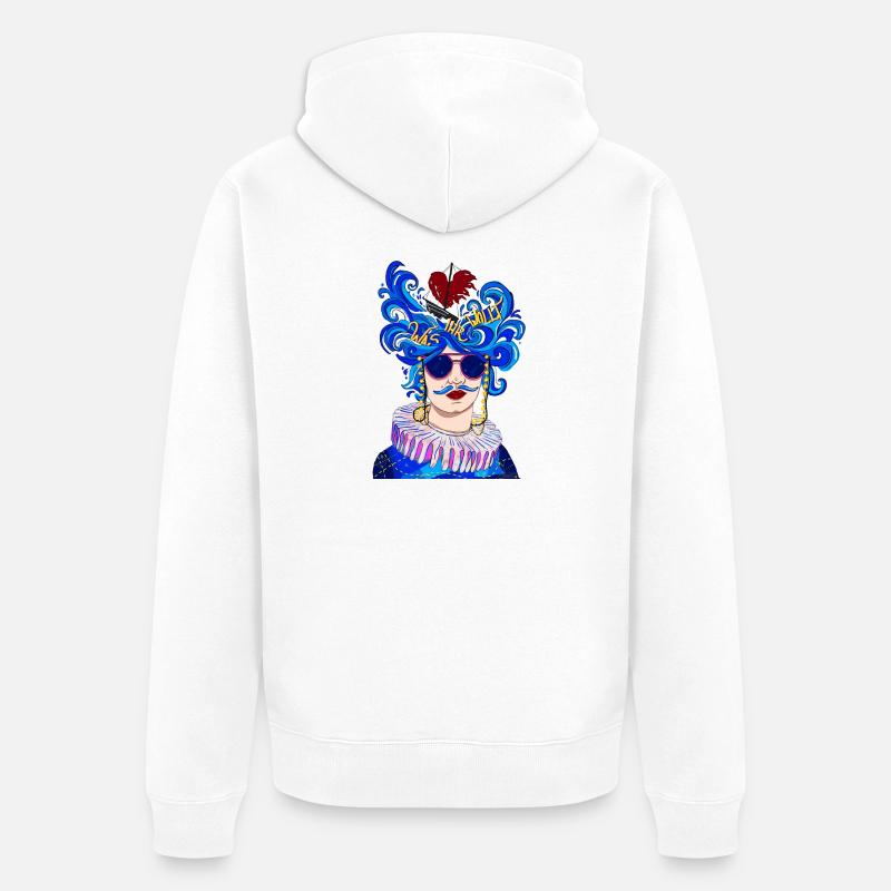 Ce que tu veux - Veste à capuche bio Premium Unisexe - blanc