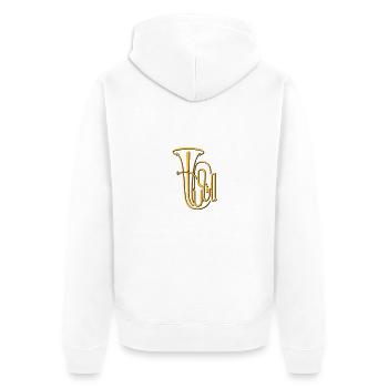 Tuba II - Veste à capuche bio Premium Unisexe - blanc - Dos - Thijin (182cm)