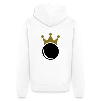Jeu de quilles - Veste à capuche bio Premium Unisexe - blanc - Dos - Thijin (182cm)