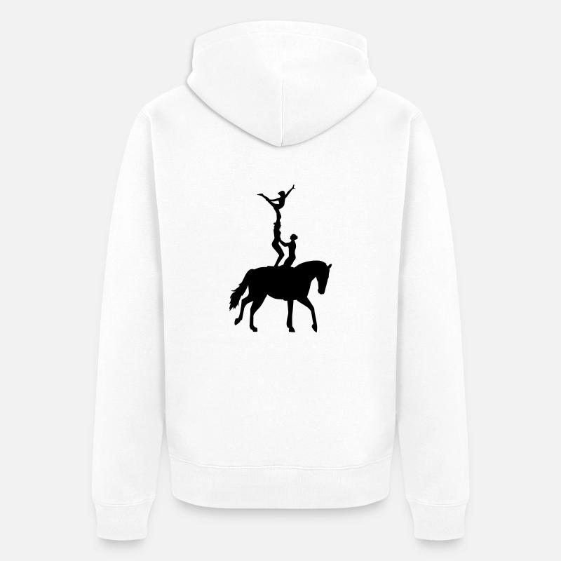 Voltige - Veste à capuche bio Premium Unisexe - blanc