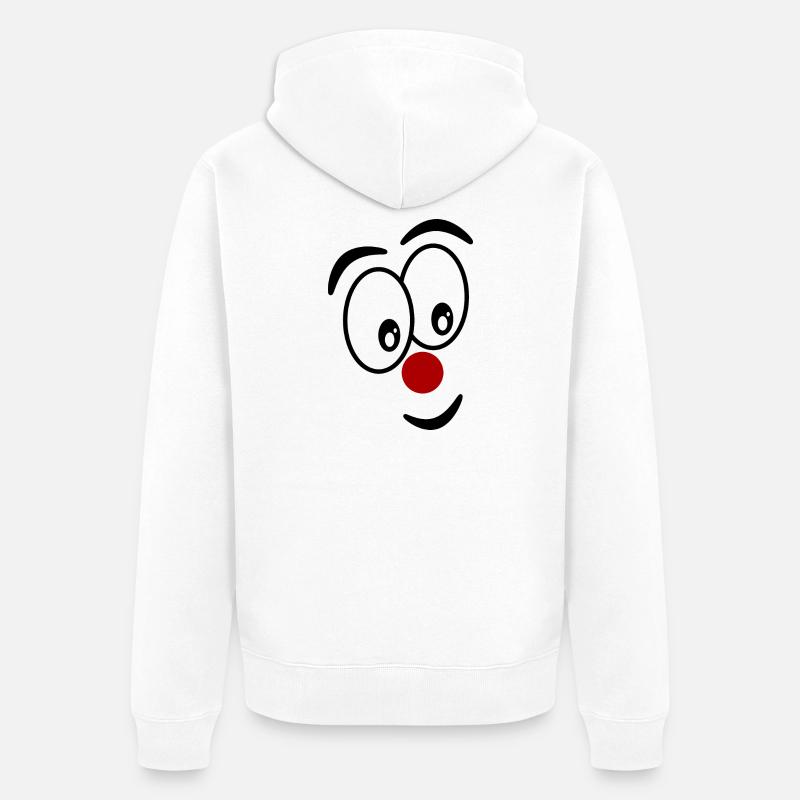 HUMOUR. CITATION. MESSAGE. RETRAITE. ANNIVERSAIRE. - Veste à capuche bio Premium Unisexe - blanc