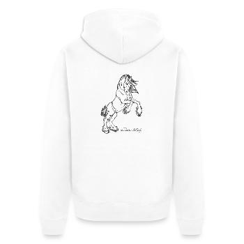 Tinker Love #2 - Veste à capuche bio Premium Unisexe - blanc - Dos - Thijin (182cm)
