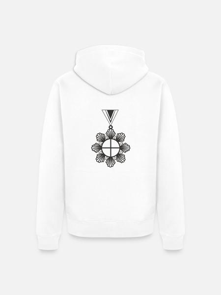 orden - Unisex Premium Bio Zip Hoodie - Weiß