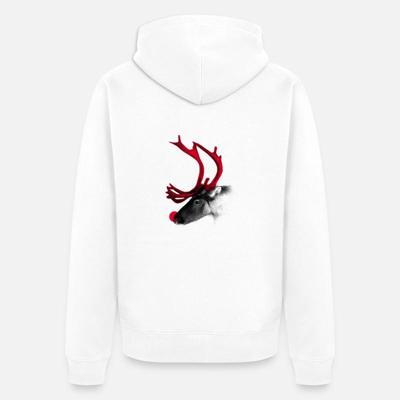 Sans tache - Veste à capuche bio Premium Unisexe - blanc