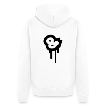 Ampersand - Veste à capuche bio Premium Unisexe - blanc - Dos - Thijin (182cm)