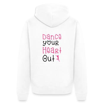 Dance - Veste à capuche bio Premium Unisexe - blanc - Dos - Thijin (182cm)
