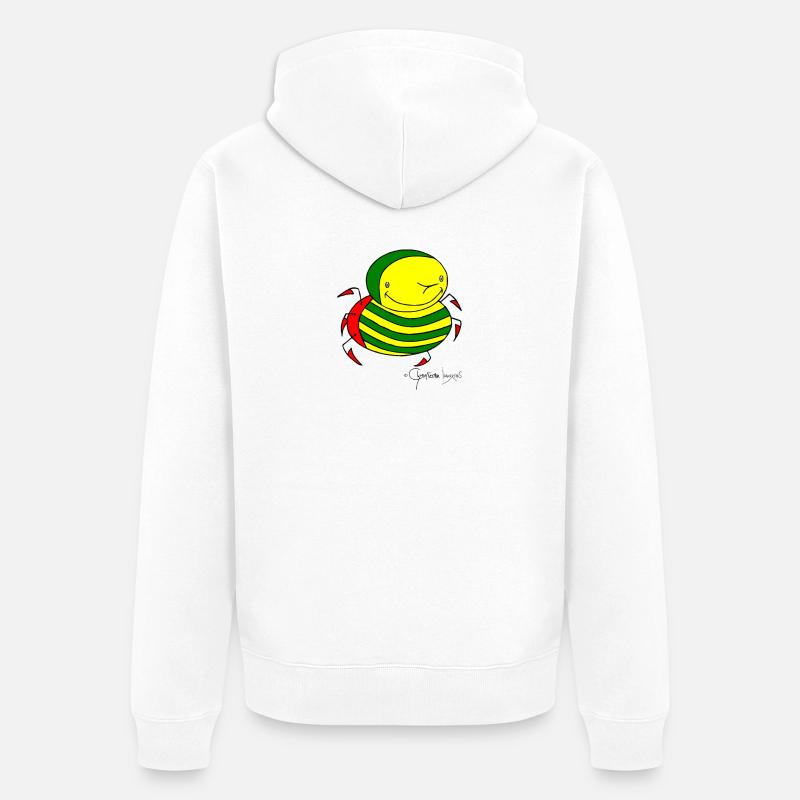 Stingbug © Chyropterum Innoxius - Veste à capuche bio Premium Unisexe - blanc