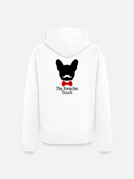 Der französische Touch - 009 - Unisex Premium Bio Zip Hoodie - Weiß