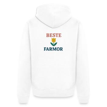 Meilleure grand-mère - Veste à capuche bio Premium Unisexe - blanc - Dos - Thijin (182cm)