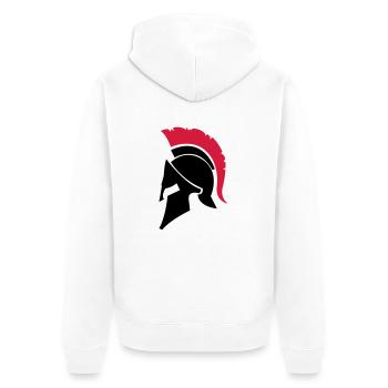 spartaner_002 - Veste à capuche bio Premium Unisexe - blanc - Dos - Thijin (182cm)