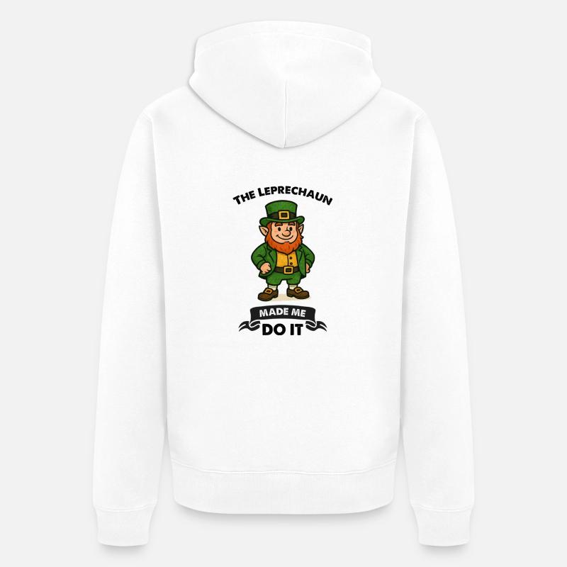 farfadet - Veste à capuche bio Premium Unisexe - blanc