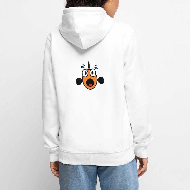 Panic Fish Unisex Premium Bio Zip Hoodie