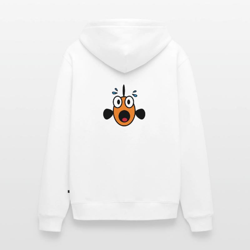 Panic Fish Unisex Premium Bio Zip Hoodie