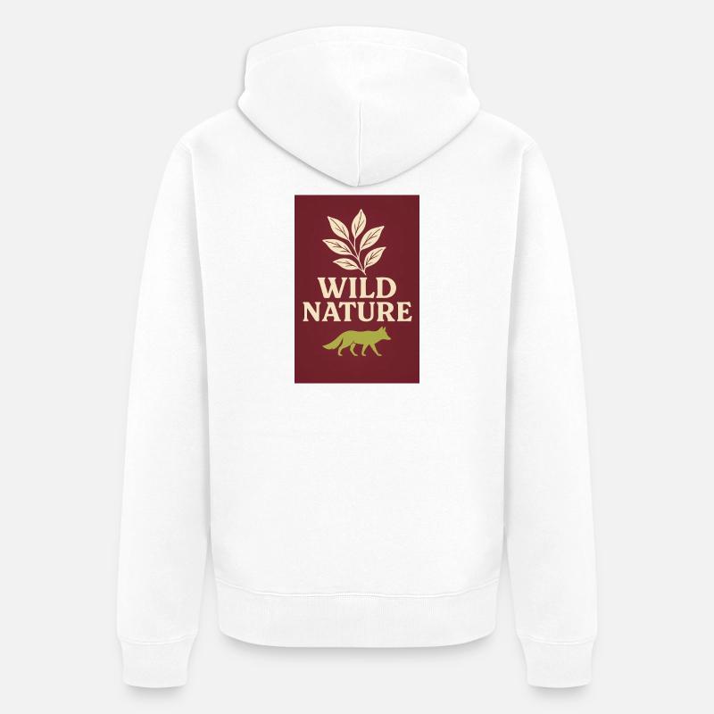 903E7BB2-E856-41AA-A23F-B3E2B4698455 - Unisex Premium Bio Zip Hoodie - Weiß