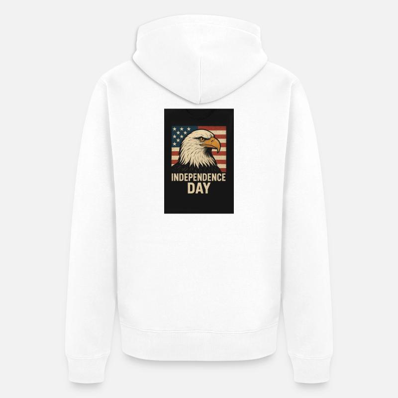 5238F232-5A1D-4004-B7B7-942E4CB1A05F - Veste à capuche bio Premium Unisexe - blanc