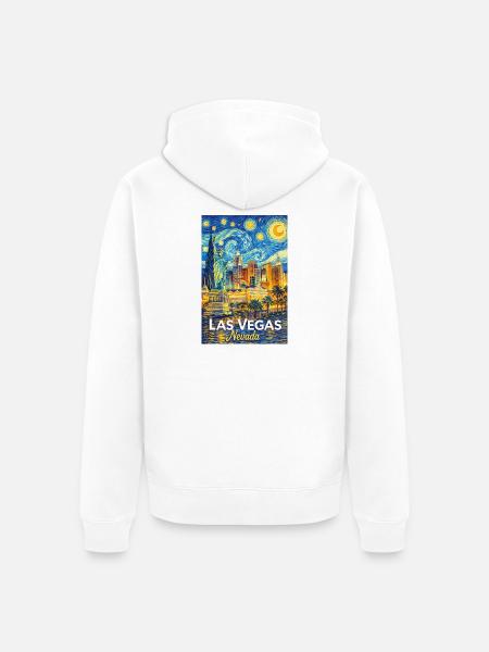 Las Vegas Nevada - Unisex Premium Bio Zip Hoodie - Weiß