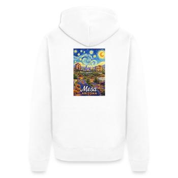 Mesa, Arizona - Veste à capuche bio Premium Unisexe - blanc - Dos - Thijin (182cm)