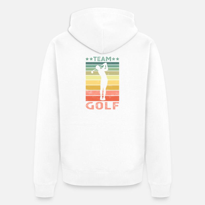golfe - Veste à capuche bio Premium Unisexe - blanc