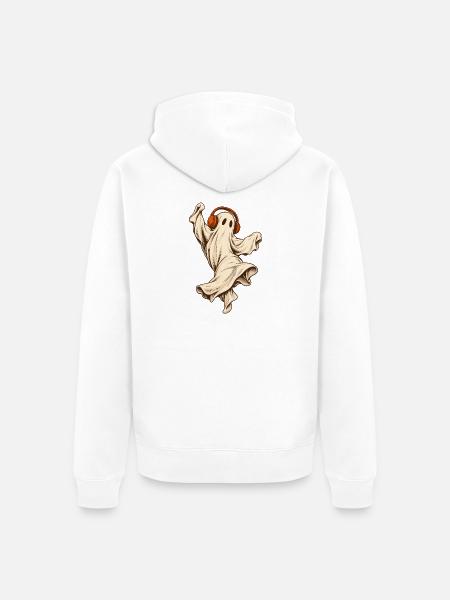 Geistermusik - Unisex Premium Bio Zip Hoodie - Weiß