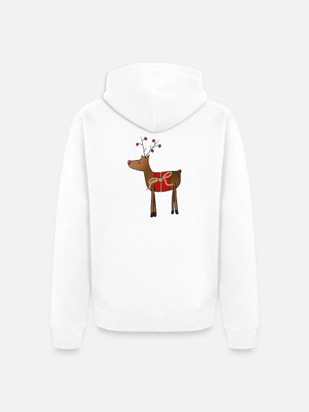 DekoRen - Unisex Premium Bio Zip Hoodie - Weiß