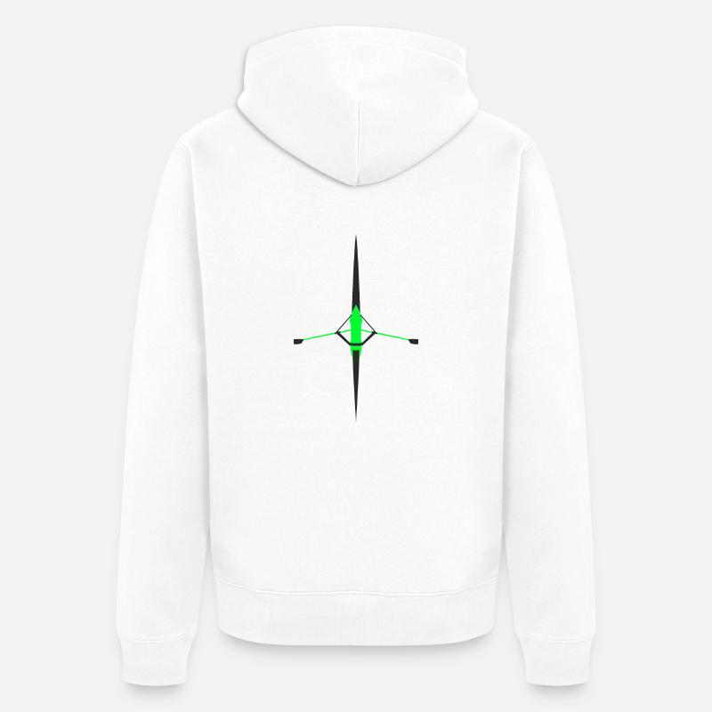 Ramer - Veste à capuche bio Premium Unisexe - blanc