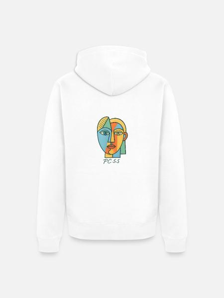 PCSS - Unisex Premium Bio Zip Hoodie - Weiß