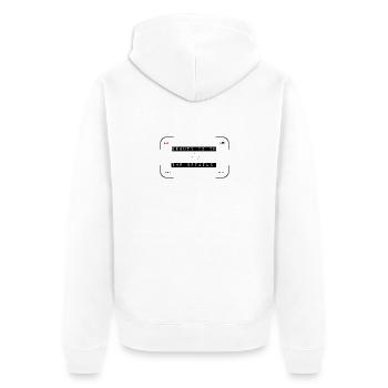 La beauté est dans les détails - Veste à capuche bio Premium Unisexe - blanc - Dos - Thijin (182cm)