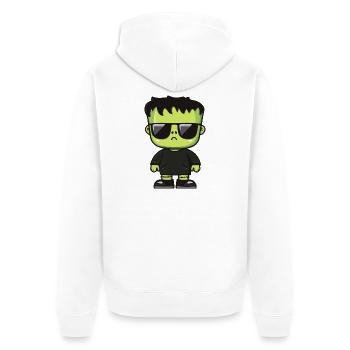 Zombie Halloween - Veste à capuche bio Premium Unisexe - blanc - Dos - Thijin (182cm)