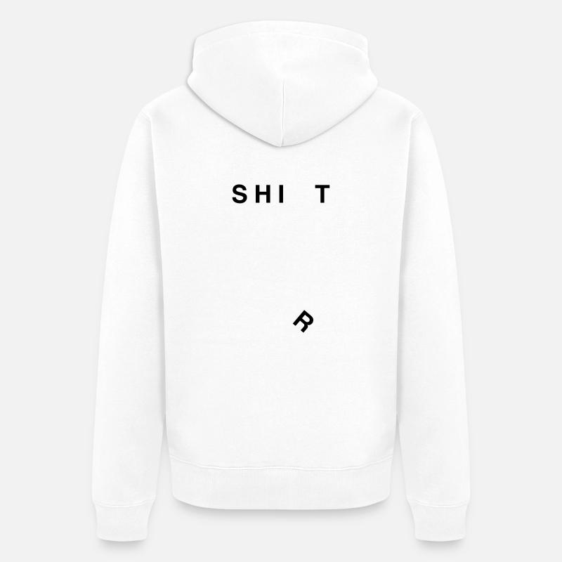 Shit - Veste à capuche bio Premium Unisexe - blanc