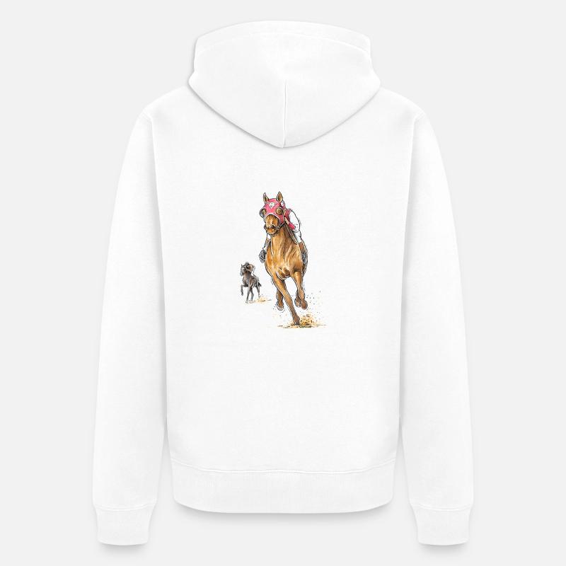 Seabiscuit - Veste à capuche bio Premium Unisexe - blanc