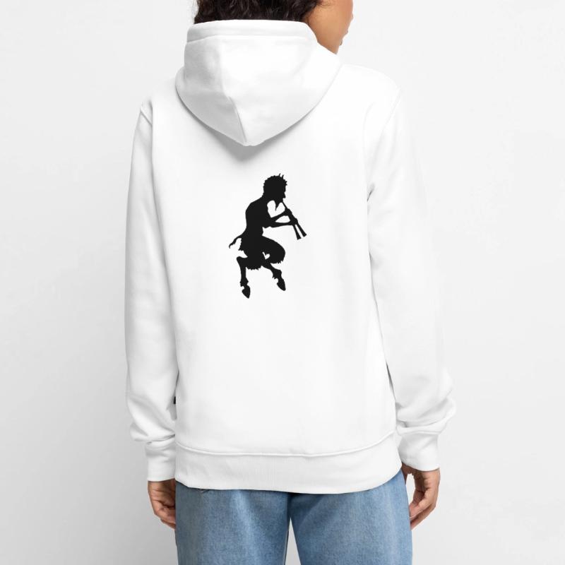 pan faune devil devil Veste à capuche bio Premium Unisexe