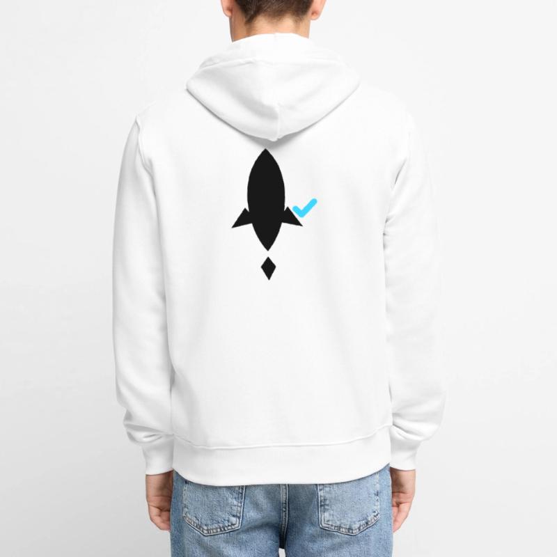 Ship it (after tests pass) – Developer CI/CD Unisex Premium Bio Zip Hoodie