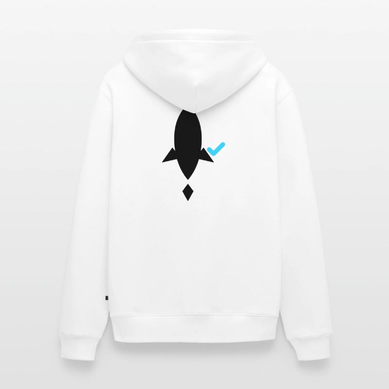 Ship it (after tests pass) – Developer CI/CD Unisex Premium Bio Zip Hoodie
