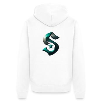 Soltan Original 7 - Veste à capuche bio Premium Unisexe - blanc - Dos - Thijin (182cm)