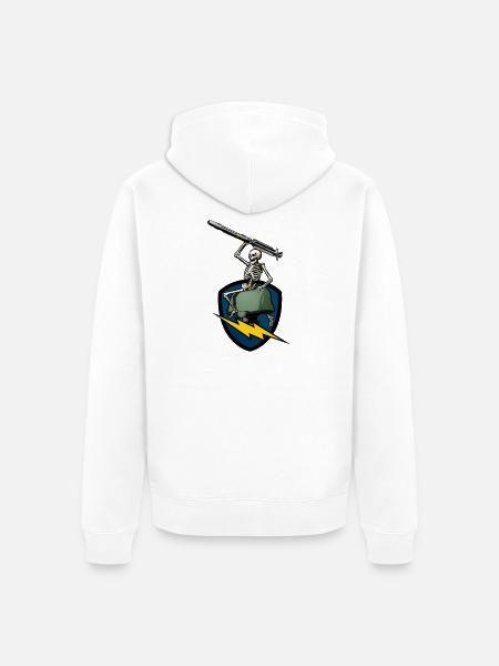 Irish-Tea - Unisex Premium Bio Zip Hoodie - Weiß