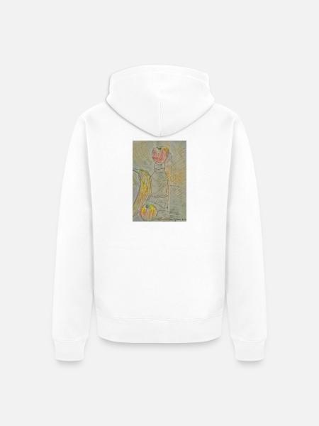 Stillleben - Unisex Premium Bio Zip Hoodie - Weiß