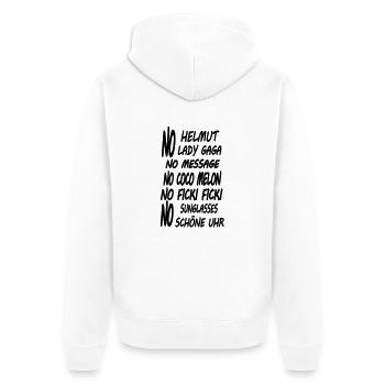 No Ficki Ficki, Sunglasses, Coco Melon.. - Veste à capuche bio Premium Unisexe - blanc - Dos - Thijin (182cm)