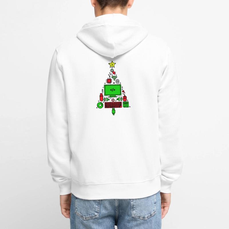 Code Code Débogage Programmeur de script Veste à capuche bio Premium Unisexe