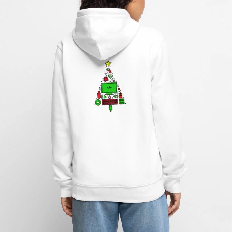 Code Code Débogage Programmeur de script Veste à capuche bio Premium Unisexe