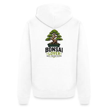 Bonsaï Plante d’arbre Bonsaï Bonsaï Bonsaï - Veste à capuche bio Premium Unisexe - blanc - Dos - Thijin (182cm)