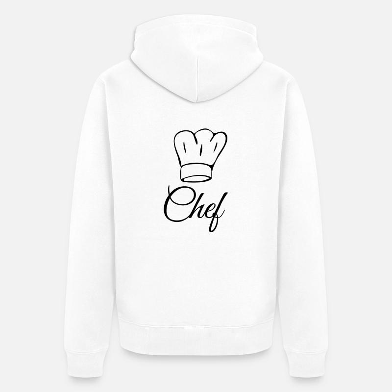 Küchenchef Koch Chef - Veste à capuche bio Premium Unisexe - blanc
