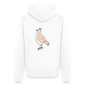 Roi des oiseaux - Veste à capuche bio Premium Unisexe - blanc - Dos - Thijin (182cm)