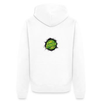 kingston reggae dancehall jamaica - Veste à capuche bio Premium Unisexe - blanc - Dos - Thijin (182cm)