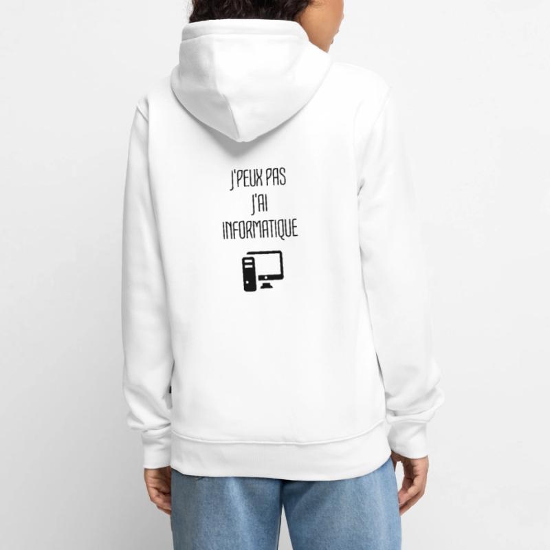Computer Engineer Informatiker Informaticien Unisex Premium Organic Zip Hoodie