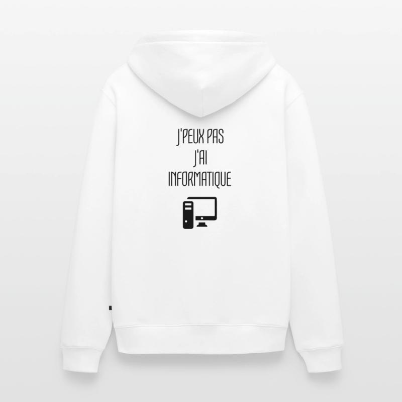 Computer Engineer Informatiker Informaticien Unisex Premium Organic Zip Hoodie