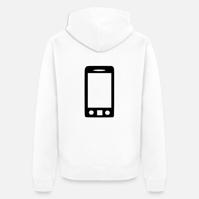 Portable - Veste à capuche bio Premium Unisexe - blanc