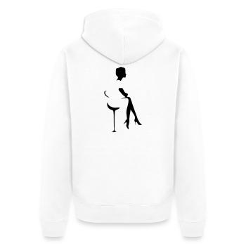 Restaurant - Veste à capuche bio Premium Unisexe - blanc - Dos - Thijin (182cm)