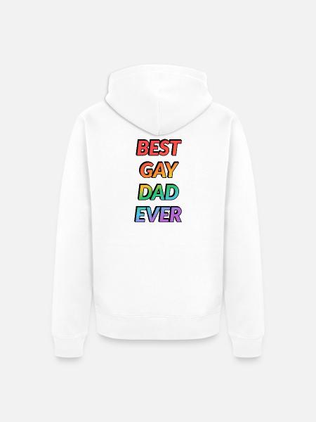 Bester LGBT-Pride-Monat aller Zeiten - Unisex Premium Bio Zip Hoodie - Weiß