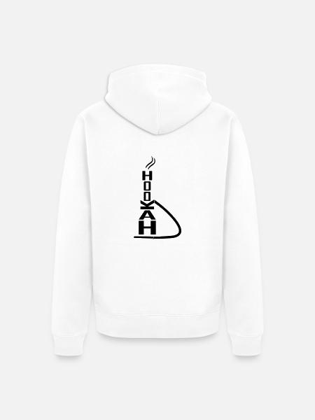 Hookah Fan - Unisex Premium Bio Zip Hoodie - Weiß