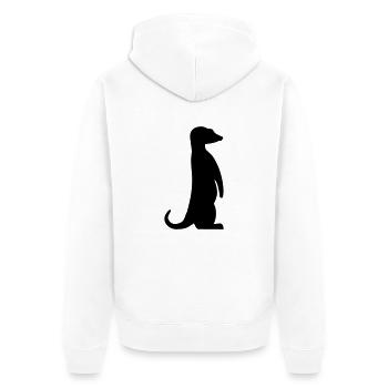 Suricate - Veste à capuche bio Premium Unisexe - blanc - Dos - Thijin (182cm)